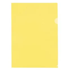 Treeline A4 Secretarial Folder PVC Yellow