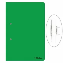 Treeline Foolscap Accessible Files Deep Tint 320gsm Green - Pack 4