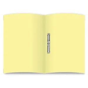 Treeline Tokai Manilla Board Folders 175gsm Pastel Yellow 100s