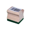Treeline Wooden Duster Green Felt 150mm x 40mm