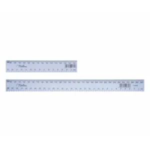 Treeline Clear Plastic Rulers 15cm and 30cm