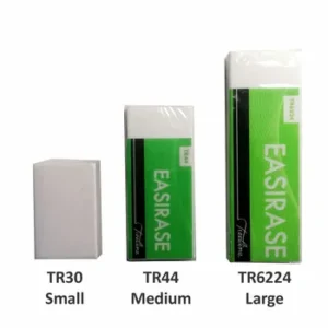 Treeline Erasers TR30 Small TR44 Medium TR6224 Large (2)