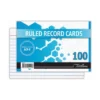 Treeline 5 x 3 Ruled Record Cards 76 x 127mm 100s