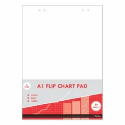 BS12 - Treeline A1 Flip Chart Pad Punched 50 Sheets