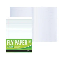 BS52 - Treeline A4 Fly Paper Ruled 12 Ream 240 Sheets (1)