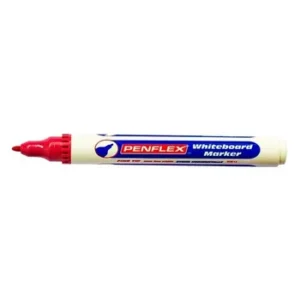 Penflex WB13 Whiteboard Marker Fine Tip 1mm Red (2)