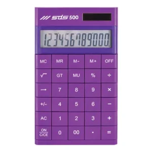 SDS 500 Desktop Calculator 12 Digit Purple (2)