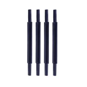 Treeline Desk Letter Tray Risers Black Set 4