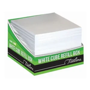 Treeline Memo Cube Refill Boxed 100 x 100mm White