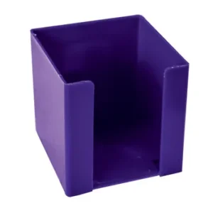Treeline Memo Cube Holder 100 x 100mm Electric Purple