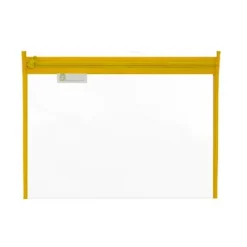 TR8005-07 - Treeline A4 PVC Book Bag with Zip Yellow