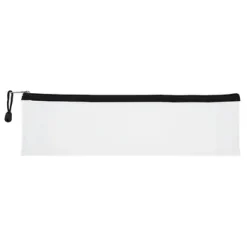 TR9101-01 - Treeline Transparent Clear PVC Pencil Bag 33cm Black