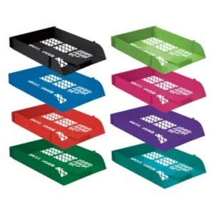 Treeline Single Desk Letter Tray Assorted