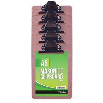 Treeline A5 Masonite Clipboard Brown