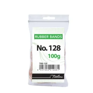 TRB128-Treeline No 128 Rubber Bands 200 x 9mm 100g