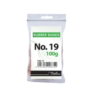 TRB19-Treeline No 19 Rubber Bands 80 x 1.6mm 100g
