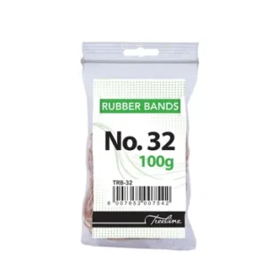 TRB32-Treeline No 32 Rubber Bands 75 x 3mm 100g
