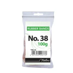 TRB38-Treeline No 38 Rubber Bands 150 x 3mm 100g