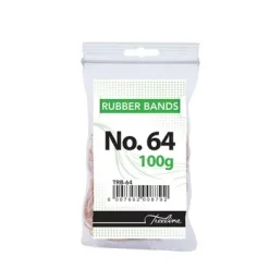 TRB64-Treeline No 64 Rubber Bands 90 x 6mm 100g
