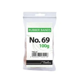 TRB69-Treeline No 69 Rubber Bands 150 x 6mm 100g