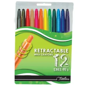 22-2614-30-Treeline Retractable Wax Crayons 12s