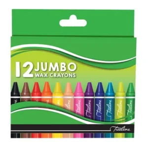 22-2680-30-Treeline Jumbo Wax Crayons 12s