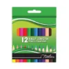 Bic Evolution Stripes Colour Pencil Crayons Wallet 12
