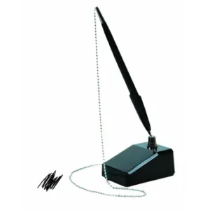 42-6060-00-Treeline Desk Pen With Beaded Chain and Rotating Holder (3)