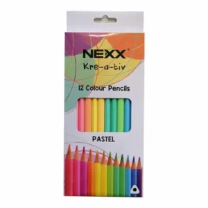 PCL0031-Nexx Pastel Colouring Pencils 12s