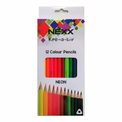 PCL0032-Nexx Neon Colouring Pencils 12s