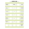 Tidy Files Numeric Laser Labels 33mm Light Grey - Pack 5