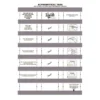 Tidy Files Alphabetical Laser Labels 55mm Red - Pack 5