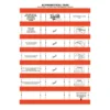 Tidy Files Alphabetical Laser Labels 55mm Lime - Pack 5