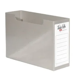 07005-PK10-Tidy Files A4 Board Container 32cm Grey - Pack 10 (1)