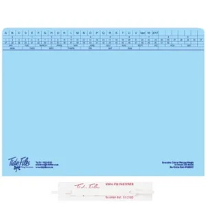 074003CBKF-PK25-Tidy Files A4 Executive Medium Weight File With Kwik-Fix Blue - Pack 25