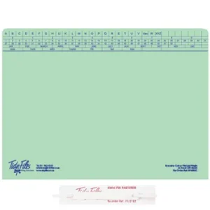 Tidy Files A4 Executive Medium Weight File With Kwik-Fix Green - Pack 25