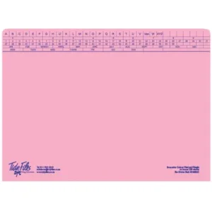 074003CP-PK25-Tidy Files A4 Executive Medium Weight File Pink - Pack 25