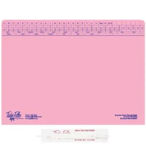 074003CPKF-PK25-Tidy Files A4 Executive Medium Weight File With Kwik-Fix Pink - Pack 25