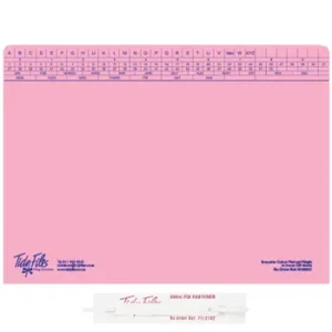 Tidy Files A4 Executive Medium Weight File With Kwik-Fix Pink - Pack 25