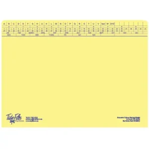 074003CY-PK25-Tidy Files A4 Executive Medium Weight File Yellow - Pack 25