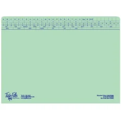 074023G-PK25-Tidy Files A4 Executive Light Weight File Green - Pack 25