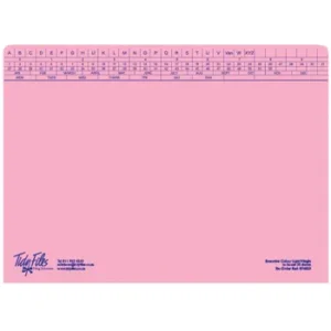 Tidy Files A4 Executive Light Weight File Pink - Pack 25