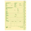 Tidy Files A4 Executive Medium Weight File With Tri-Clip Yellow - Pack 25