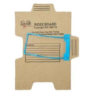 080114-PK10-Tidy Files A4 Index Board Kraft - Pack 10