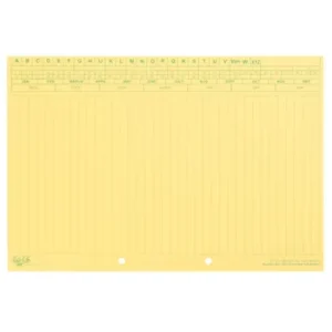 Tidy Files A4 File Divider Punched 130gsm Cream - Pack 25