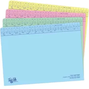 Tidy Files A4 Executive Light Weight Files Assorted Colours