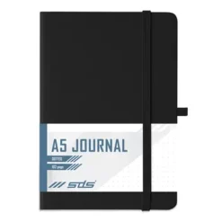 SDS A5 Journal Dotted 192 Page Black (2)