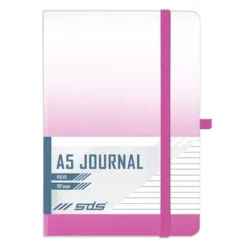 SDS A5 Journal Ruled 192 Page Gradient Pink (1)