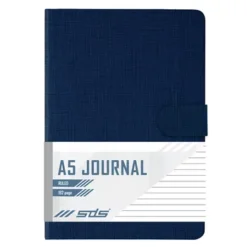 SDS A5 Journal Ruled 192 Page Linen Navy Blue (2)