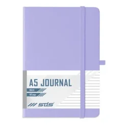 SDS A5 Journal Ruled 192 Page Solid Lilac (4)